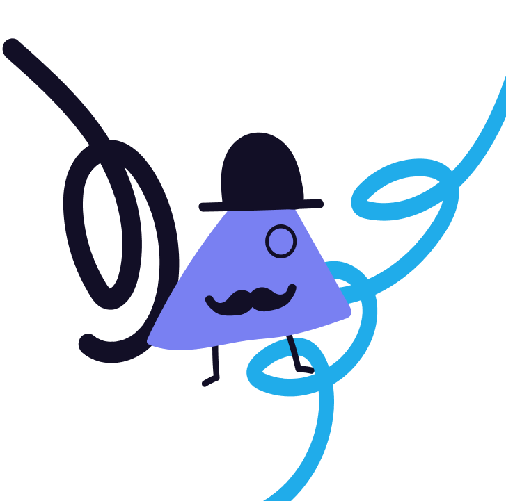 Ilustração representando a força da comunidade escolar.